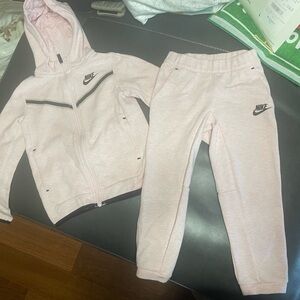 Nike Kids Pink Tech Fleece Set